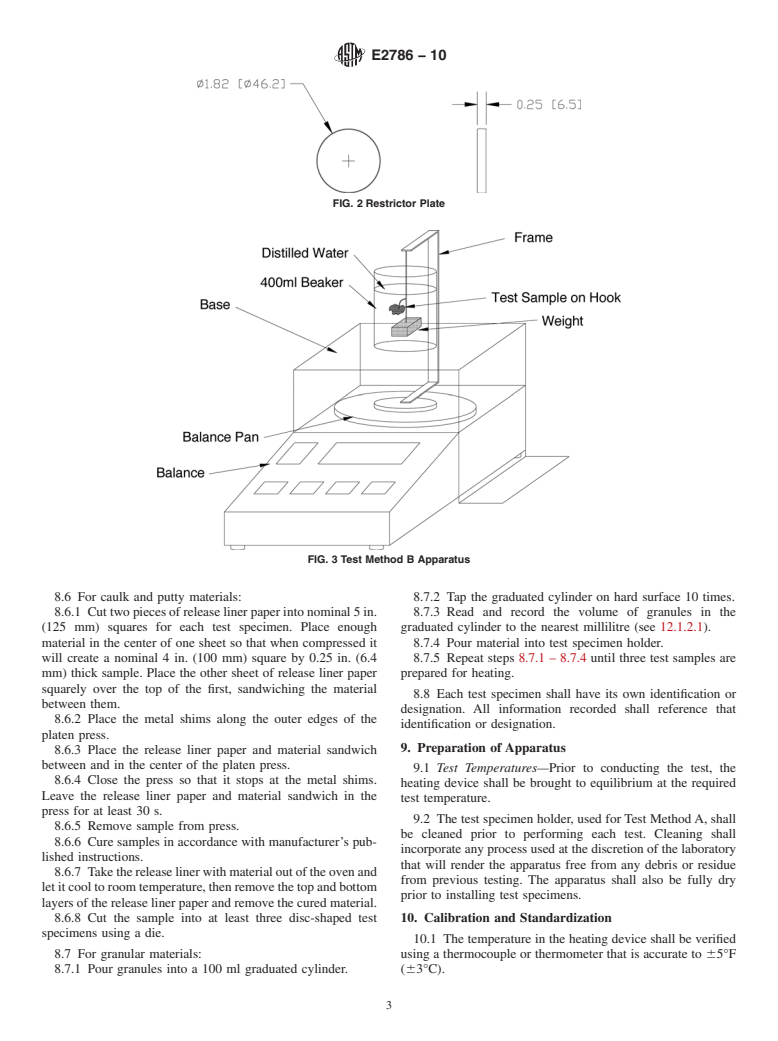 ASTM E2786-10 - Standard Test Methods for Measuring Expansion of Intumescent Materials Used in Firestop and Joint Systems