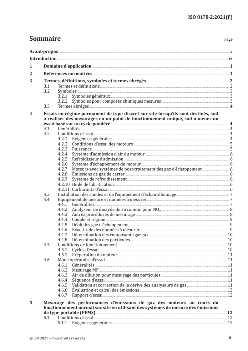 ISO 8178-2:2021 - Moteurs alternatifs à combustion interne — Mesurage des émissions de gaz d'échappement — Partie 2: Mesurage des émissions de gaz et de particules sur site
Released:12/23/2021
