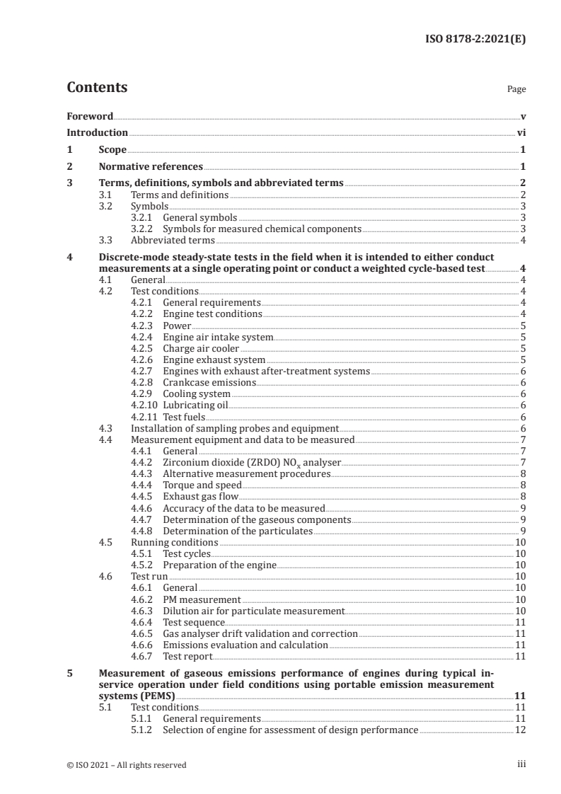 ISO 8178-2:2021 - Reciprocating internal combustion engines — Exhaust emission measurement — Part 2: Measurement of gaseous and particulate exhaust emissions under field conditions
Released:12/23/2021