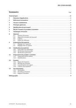 ISO 15549:2019 - Essais non destructifs — Contrôle par courants de Foucault — Principes généraux
Released:4/17/2019 - Page 3 preview