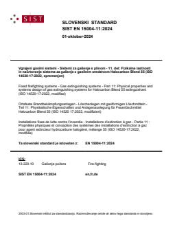 SIST EN 15004-11:2024 - Page 1 preview
