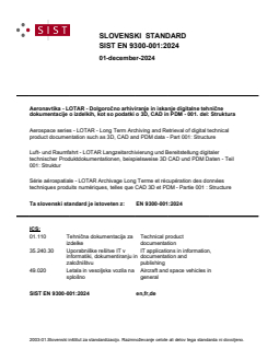 SIST EN 9300-001:2024 SIST EN 9300-001:2024 - BARVE - Page 1 preview