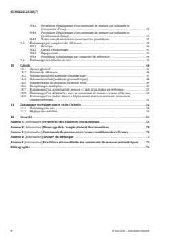 ISO 8222:2020 ISO 8222:2020 - Systèmes de mesure du pétrole — Étalonnage — Contenants de mesure volumétriques, jauges étalons et contenants de mesure de travail (y compris les formules relatives aux propriétés des liquides et des matériaux)
Released:5/26/2020 - Page 4 preview