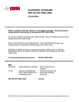SIST EN ISO 16961:2024 SIST EN ISO 16961:2024 - BARVE - Page 1 preview