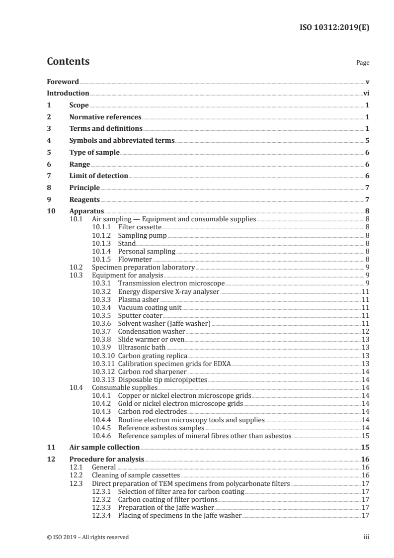 ISO 10312:2019 - Ambient air — Determination of asbestos fibres — Direct transfer transmission electron microscopy method
Released:10/11/2019