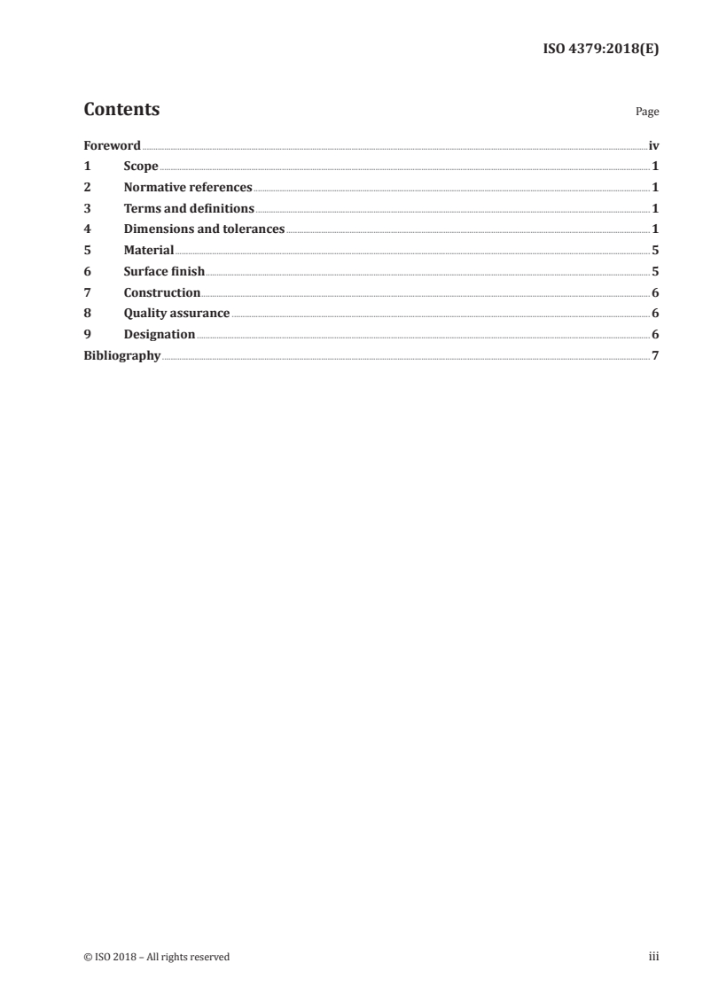 ISO 4379:2018 - Plain bearings — Copper alloy bushes
Released:10/12/2018