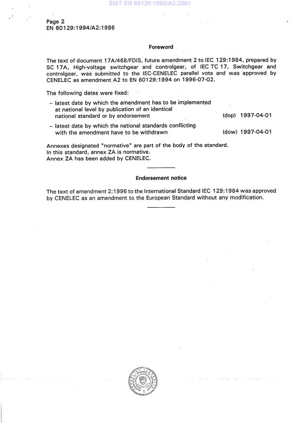 EN 60129:1994/A2:1996 EN 60129:1995/A2:2001 - Page 4 preview