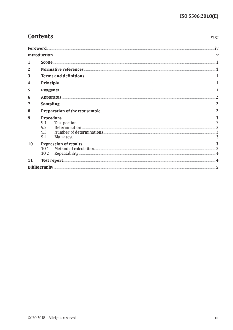 ISO 5506:2018 - Soya bean products — Determination of urease activity
Released:7/10/2018
