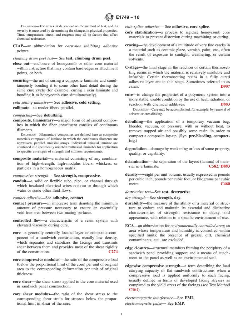 ASTM E1749-10 - Standard Terminology Relating to Rigid Wall Relocatable Shelters