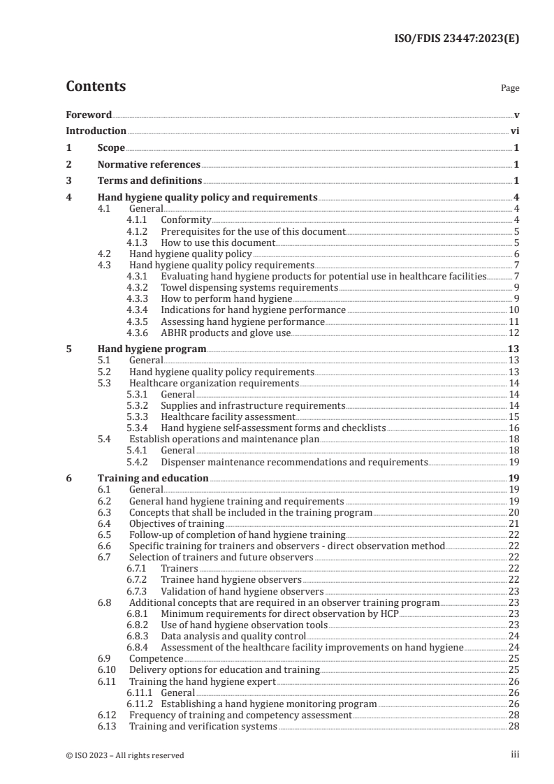 ISO 23447 - Healthcare organization management — Hand hygiene performance
Released:6. 07. 2023