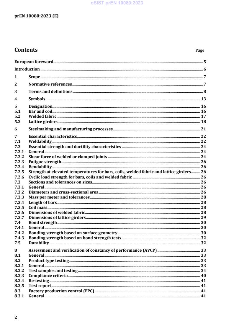 oSIST prEN 10080:2023 oSIST prEN 10080:2023 - Page 4 preview