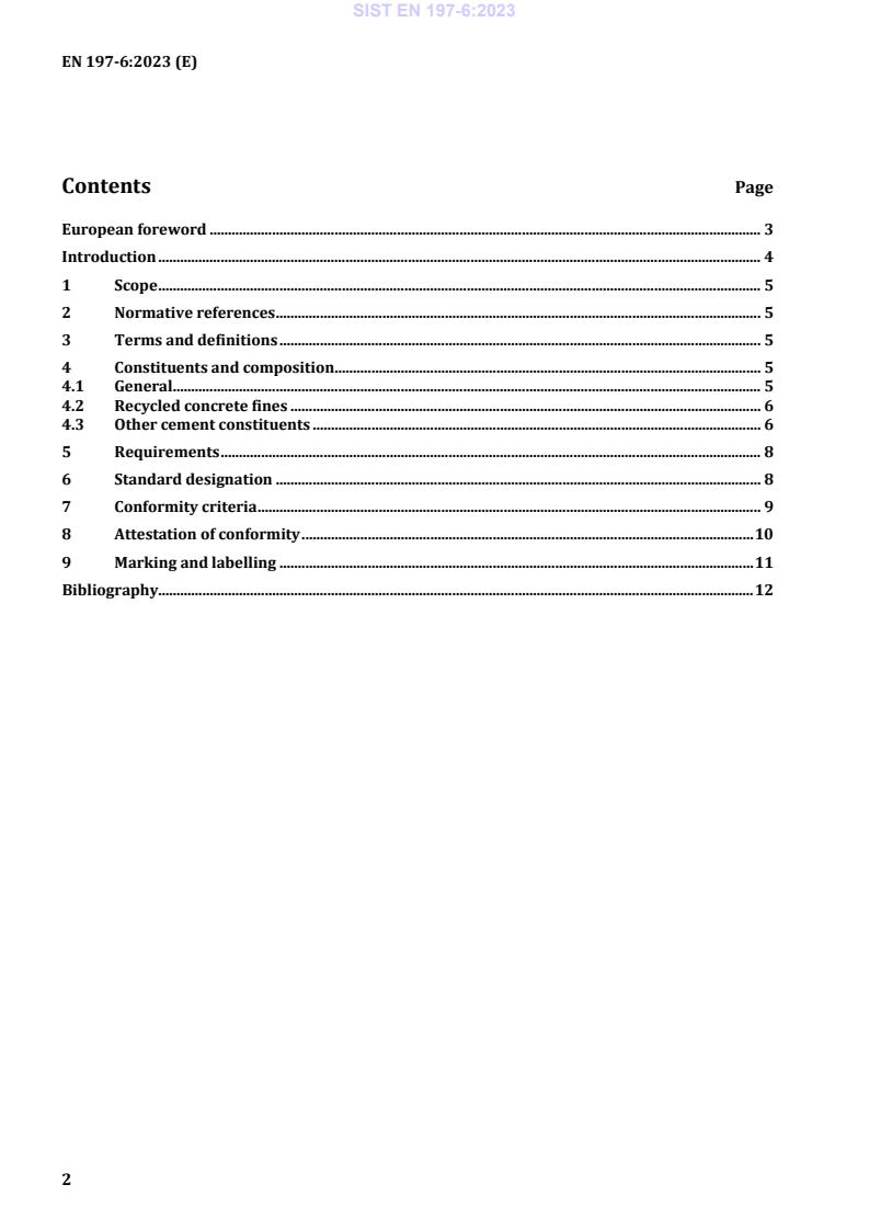 SIST EN 197-6:2023 SIST EN 197-6:2023 - Page 4 preview