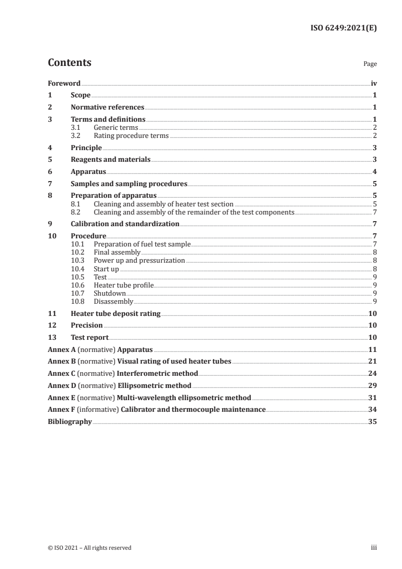 ISO 6249:2021 - Petroleum products — Determination of thermal oxidation stability of gas turbine fuels
Released:4/15/2021