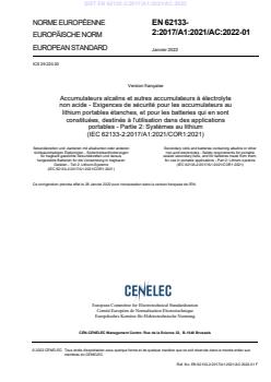 SIST EN 62133-2:2017/A1:2021/AC:2022 - Page 3 preview