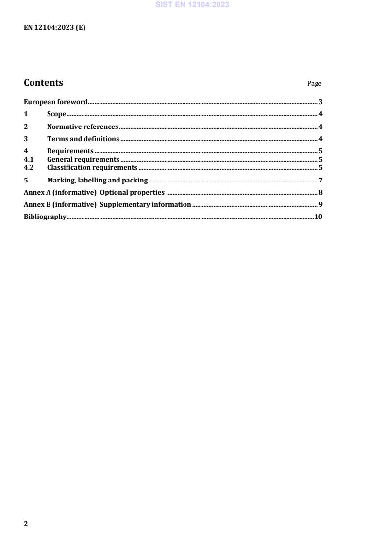SIST EN 12104:2023 SIST EN 12104:2023 - Page 4 preview