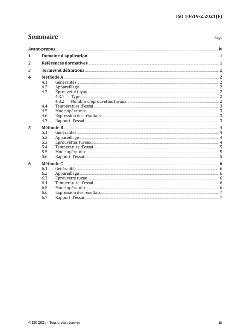 ISO 10619-2:2021 - Tuyaux et tubes en caoutchouc et en plastique — Mesurage de la flexibilité et de la rigidité — Partie 2: Essais de courbure à des températures inférieures à l'ambiante
Released:6/28/2021