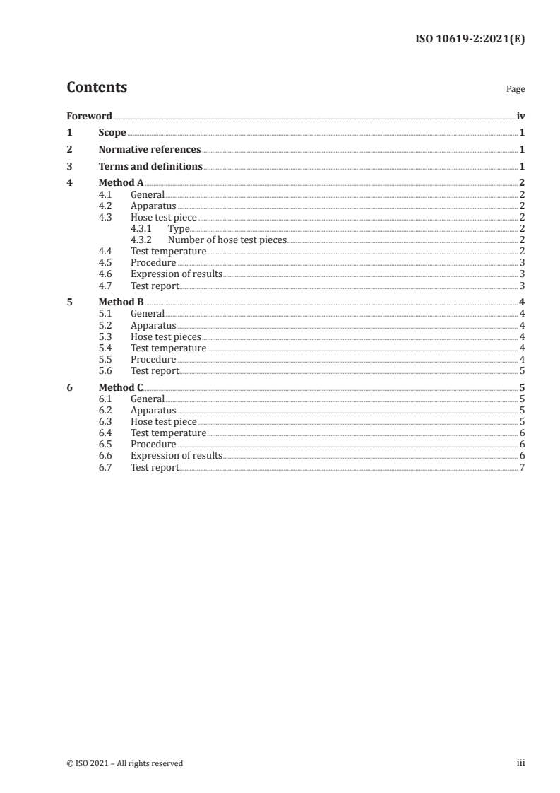 ISO 10619-2:2021 - Rubber and plastics hoses and tubing — Measurement of flexibility and stiffness — Part 2: Bending tests at sub-ambient temperatures
Released:6/28/2021
