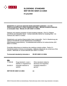 SIST EN IEC 62631-2-3:2024 - BARVE - Page 1 preview