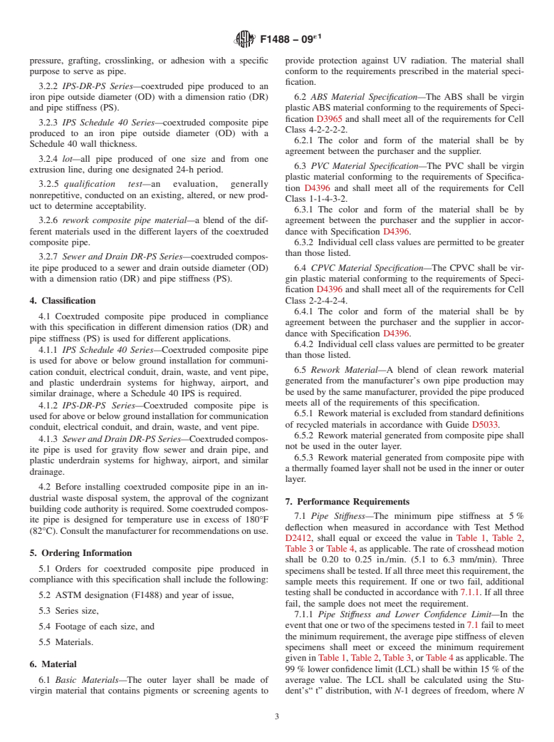 ASTM F1488-09e1 - Standard Specification for Coextruded Composite Pipe