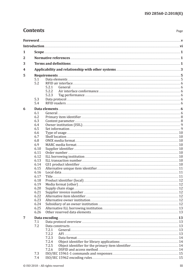 ISO 28560-2:2018 - Information and documentation — RFID in libraries — Part 2: Encoding of RFID data elements based on rules from ISO/IEC 15962
Released:10/12/2018