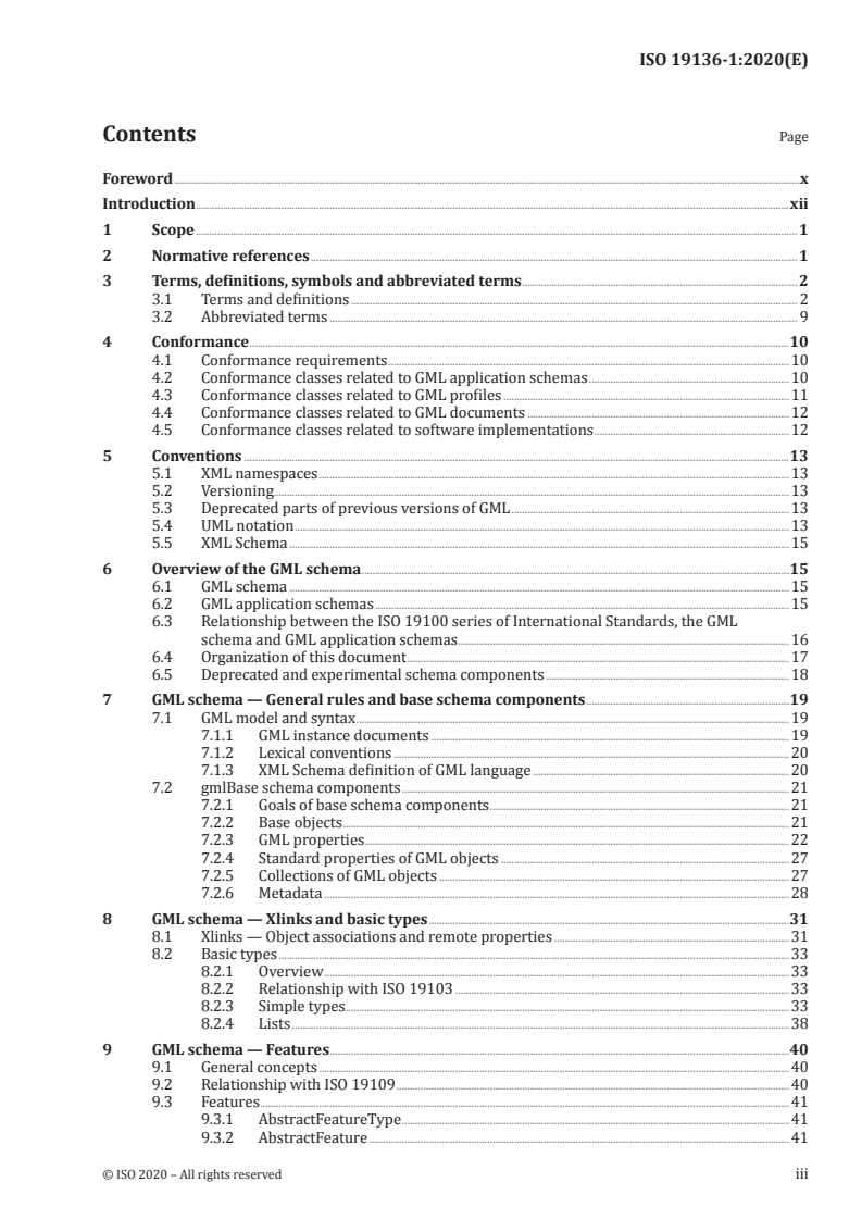 ISO 19136-1:2020 - Geographic information — Geography Markup Language (GML) — Part 1: Fundamentals
Released:1/9/2020