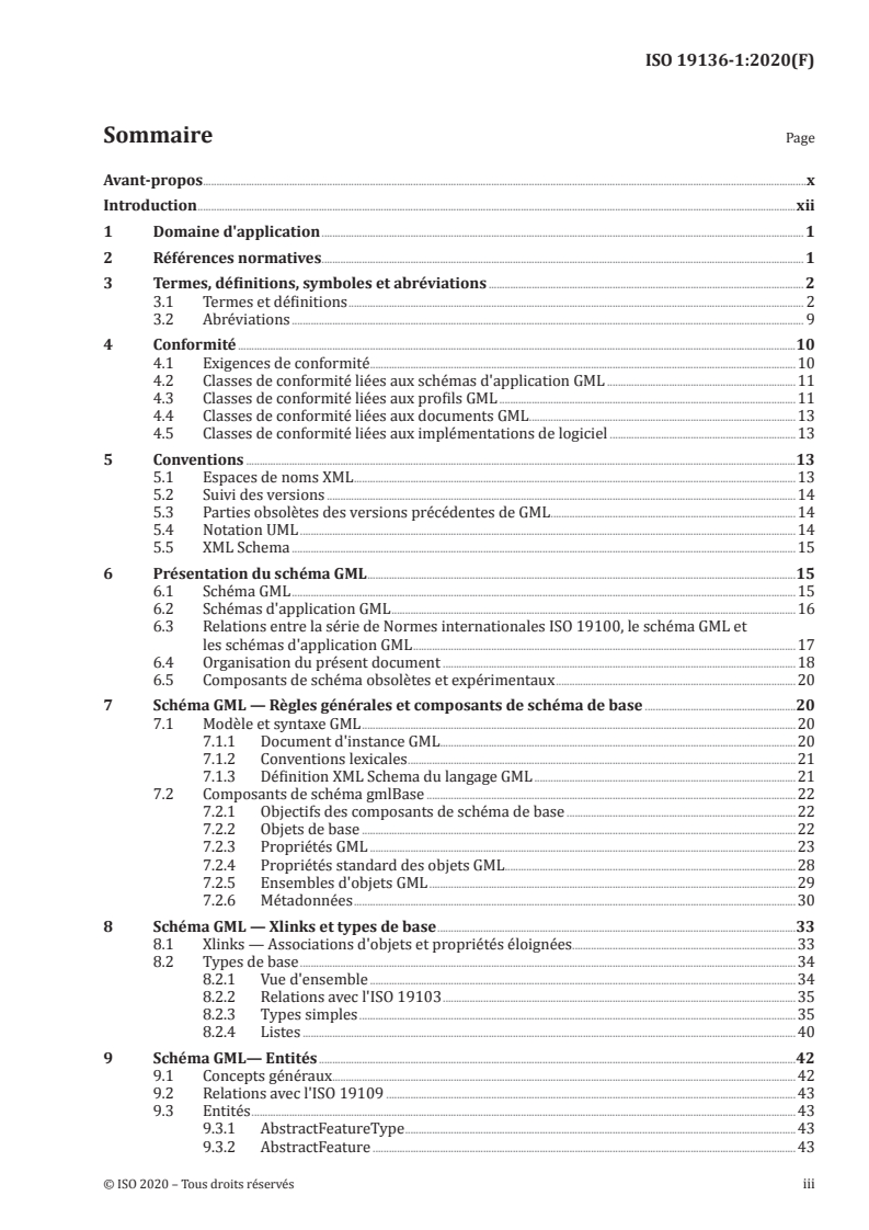 ISO 19136-1:2020 - Information géographique — Langage de balisage en géographie (GML) — Partie 1: Principes de base
Released:3/26/2020