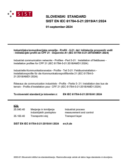 EN IEC 61784-5-21:2018/A1:2024 EN IEC 61784-5-21:2019/A1:2024 - BARVE - Page 1 preview