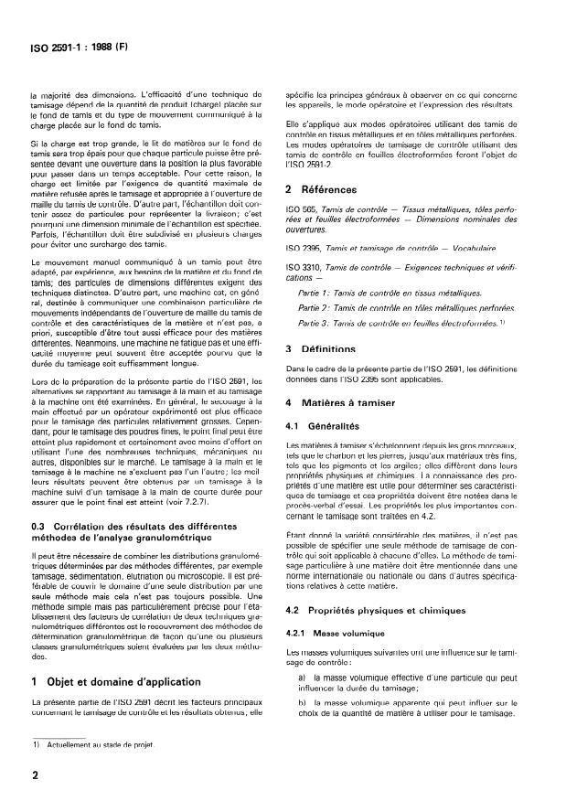 ISO 2591-1:1988 ISO 2591-1:1988 - Tamisage de contrôle - Page 4 preview