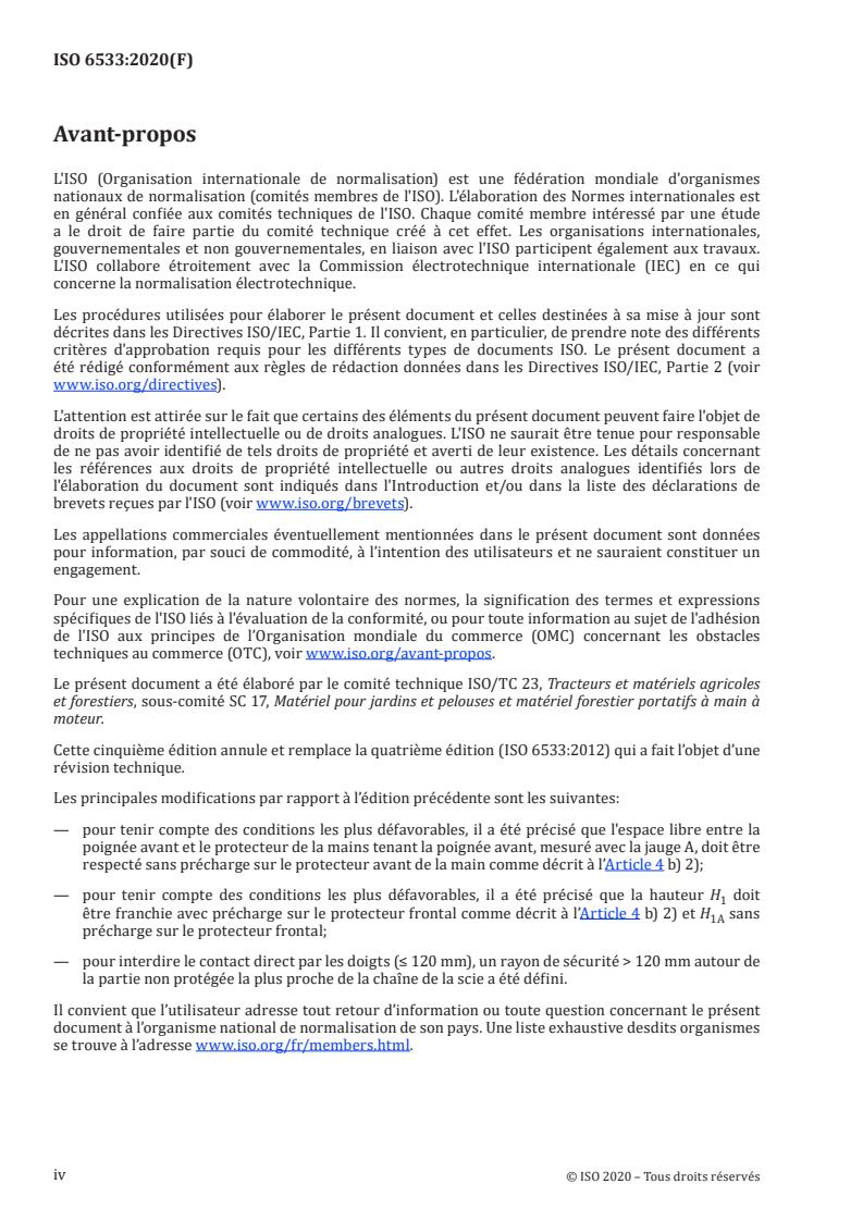 ISO 6533:2020 ISO 6533:2020 - Forestry machinery — Portable chain-saw front hand-guard — Dimensions and clearances
Released:4/6/2022 - Page 4 preview