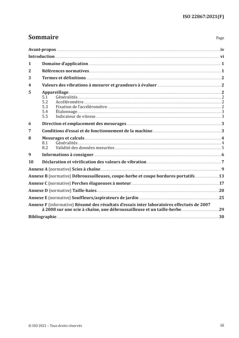 ISO 22867:2021 - Forestry and gardening machinery —  Vibration test code for portable hand-held  machines with internal combustion engine — Vibration at the handles
Released:3/4/2022