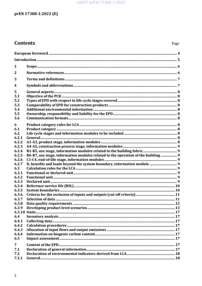 oSIST prEN 17388-1:2022 oSIST prEN 17388-1:2022 - Page 4 preview