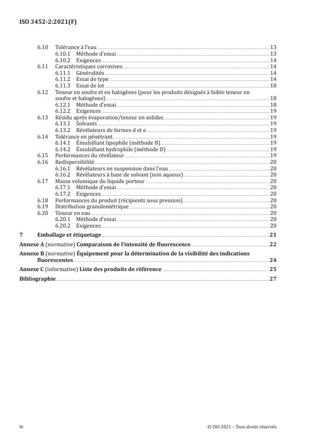 ISO 3452-2:2021 ISO 3452-2:2021 - Essais non destructifs -- Examen par ressuage - Page 4 preview