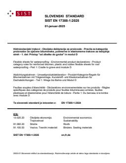 EN 17388-1:2025 - Page 1 preview