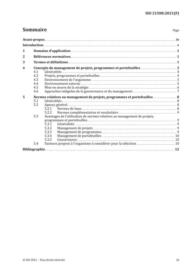 ISO 21500:2021 - Management des projets, programmes et portefeuilles — Contexte et concepts
Released:4/9/2021