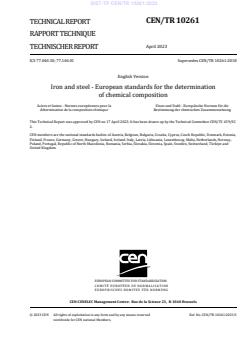 CEN/TR 10261:2023 TP CEN/TR 10261:2023 - BARVE - Page 3 preview