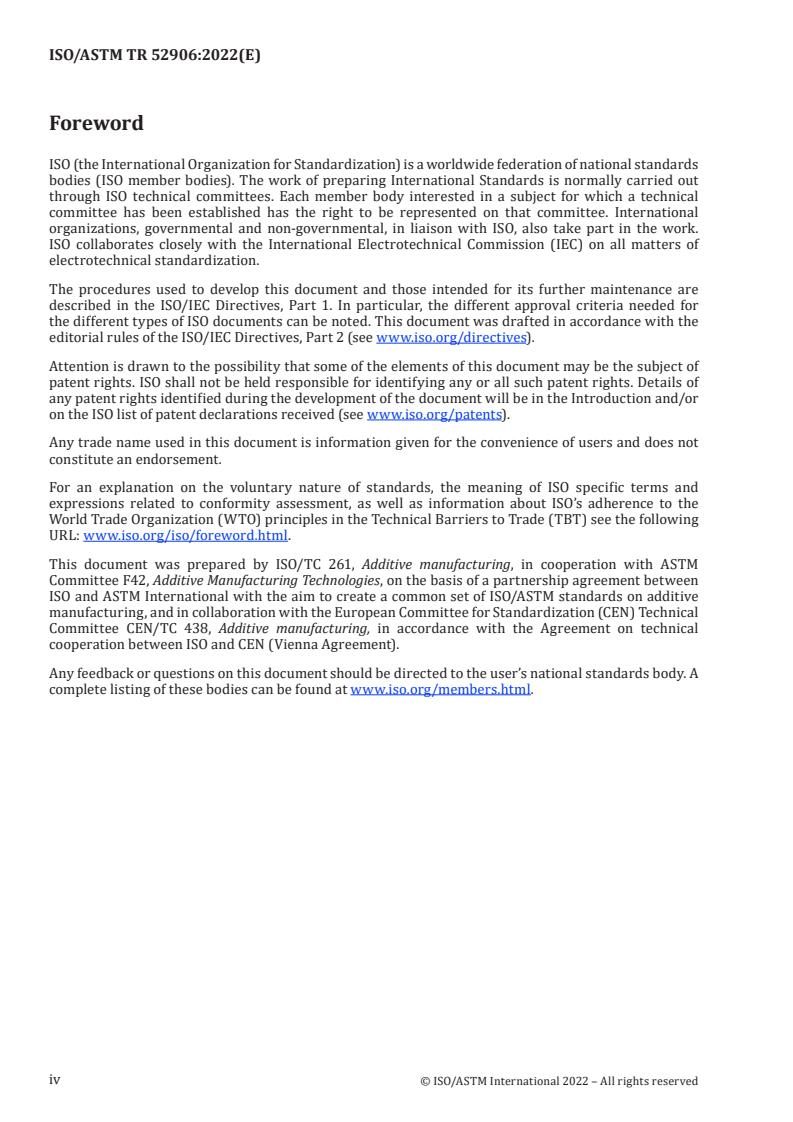 ISO/ASTM TR 52906:2022 ISO/ASTM TR 52906:2022 - Additive manufacturing — Non-destructive testing — Intentionally seeding flaws in metallic parts
Released:5/4/2022 - Page 4 preview
