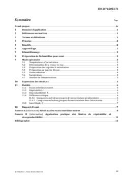 ISO 2171:2023 - Céréales, légumineuses et produits dérivés — Détermination du taux de cendres par incinération
Released:21. 02. 2023 - Page 3 preview