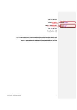 REDLINE ISO 11746:2020 - Rice — Determination of biometric characteristics of kernels
Released:1/9/2020 - Page 1 preview