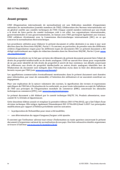 ISO 11746:2020 - Riz — Détermination des caractéristiques biométriques des grains
Released:1/9/2020 - Page 4 preview