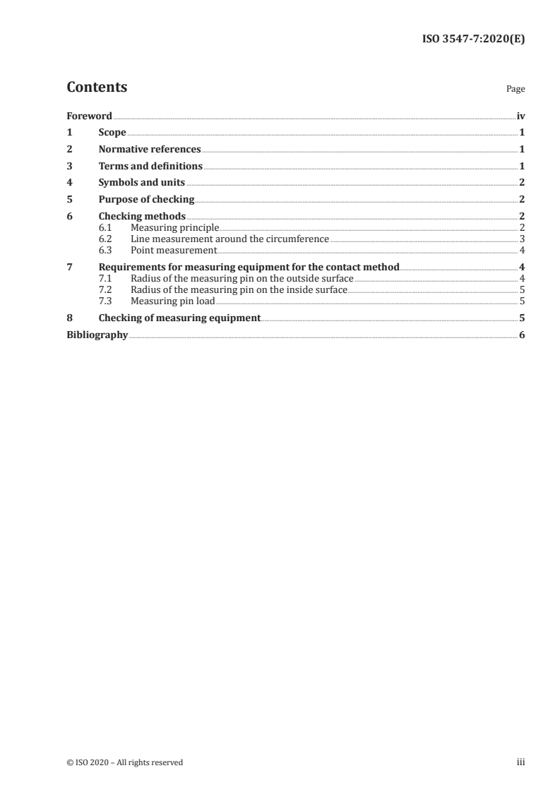 ISO 3547-7:2020 - Plain bearings — Wrapped bushes — Part 7: Measurement of wall thickness of thin-walled bushes
Released:5/5/2020
