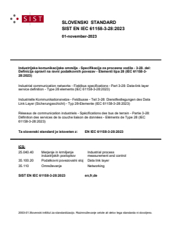 SIST EN IEC 61158-3-28:2023 SIST EN IEC 61158-3-28:2023 - BARVE - Page 1 preview