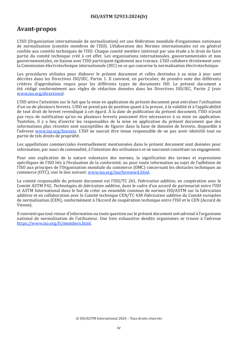 ISO/ASTM 52933:2024 ISO/ASTM 52933:2024 - Fabrication additive — Environnement, santé et sécurité — Méthode d'essai pour les substances dangereuses émises par les imprimantes 3D de type a extrusion de matiere dans les lieux non industriels
Released:18. 03. 2024 - Page 4 preview