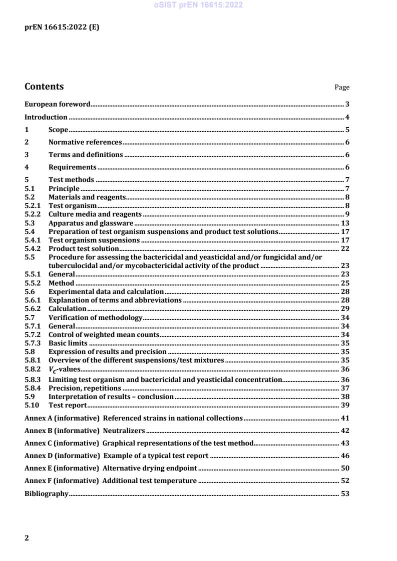 FprEN 16615 prEN 16615:2022 - BARVE - Page 4 preview