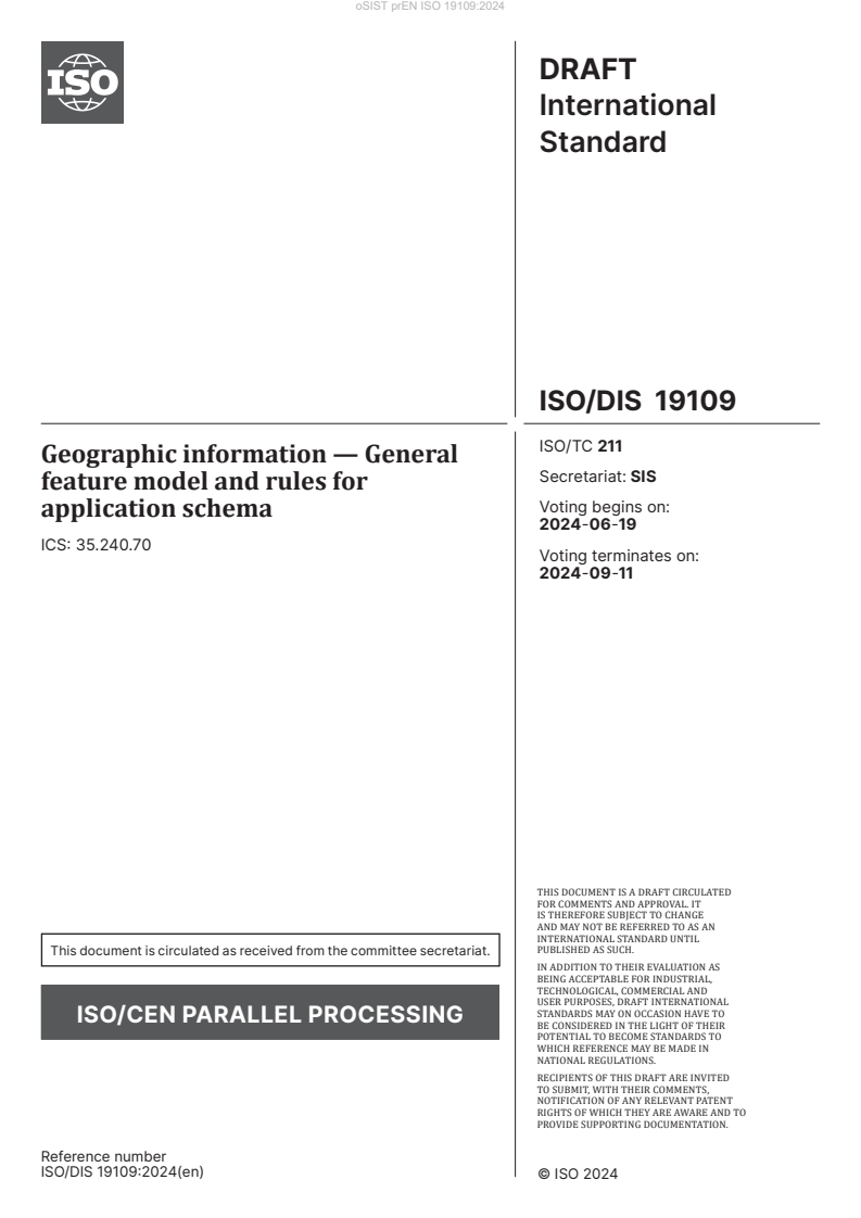 prEN ISO 19109:2024