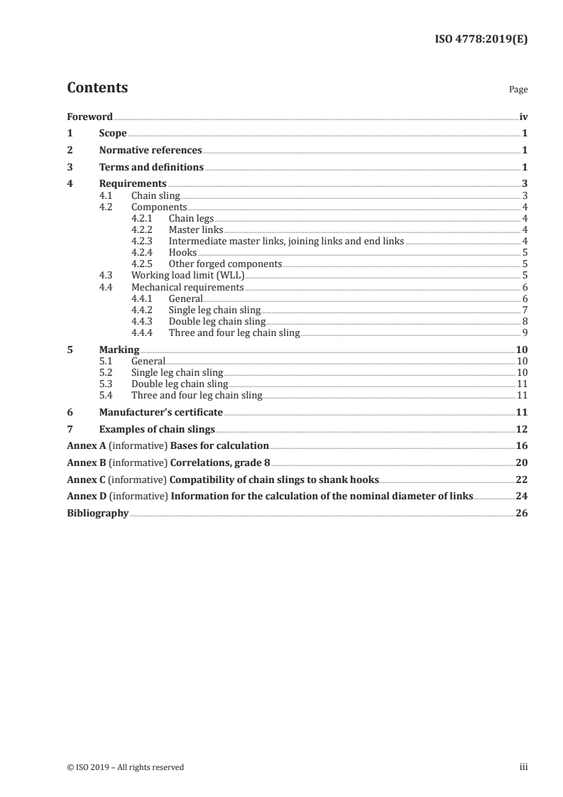 ISO 4778:2019 - Round steel short link chains for lifting purposes — Chain slings of welded construction — Grade 8
Released:6/14/2019