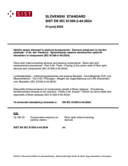 EN IEC 61300-2-44:2024 - Page 1 preview