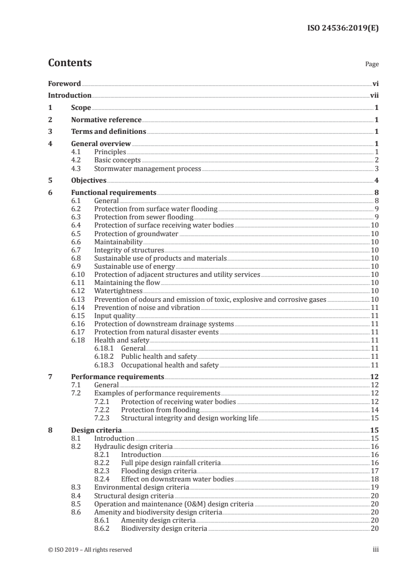 ISO 24536:2019 - Service activities relating to drinking water supply, wastewater and stormwater systems — Stormwater management — Guidelines for stormwater management in urban areas
Released:10/2/2019