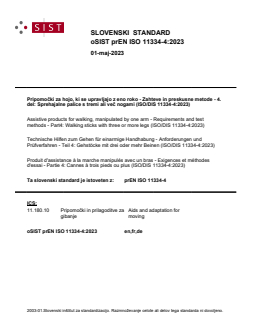 oSIST prEN ISO 11334-4:2023 - Page 1 preview