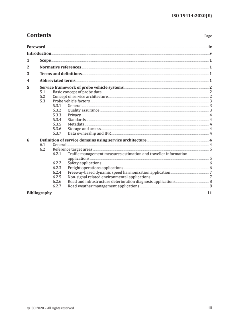 ISO 19414:2020 - Intelligent transport systems — Service architecture of probe vehicle systems
Released:1/6/2020