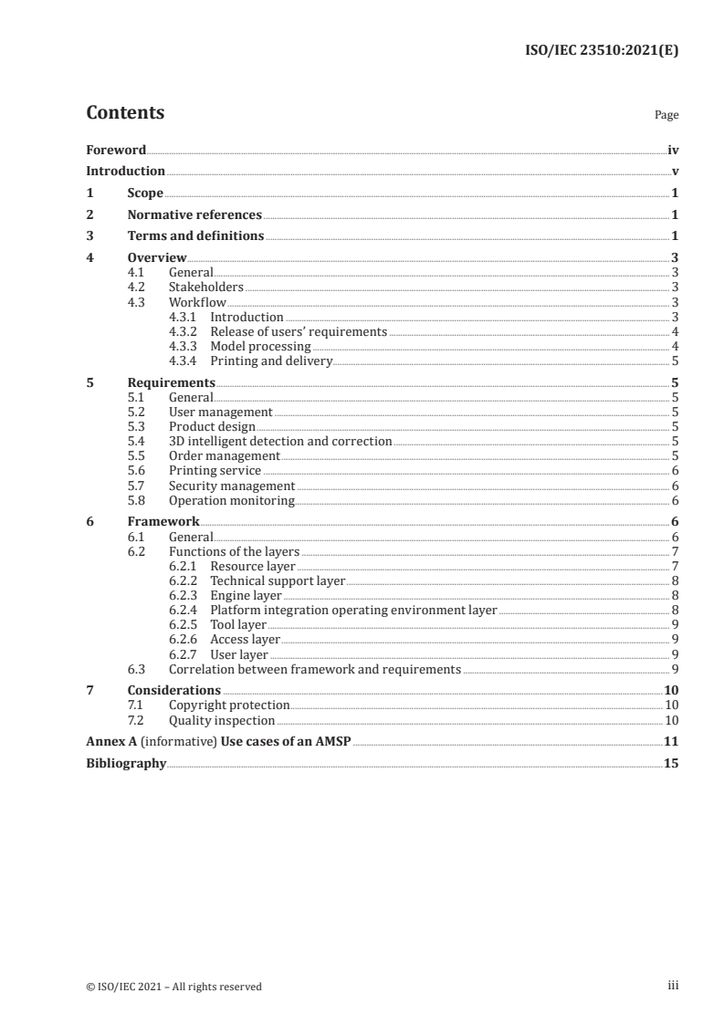 ISO/IEC 23510:2021 ISO/IEC 23510:2021 - Information technology — 3D printing and scanning — Framework for an Additive Manufacturing Service Platform (AMSP)
Released:10/6/2021